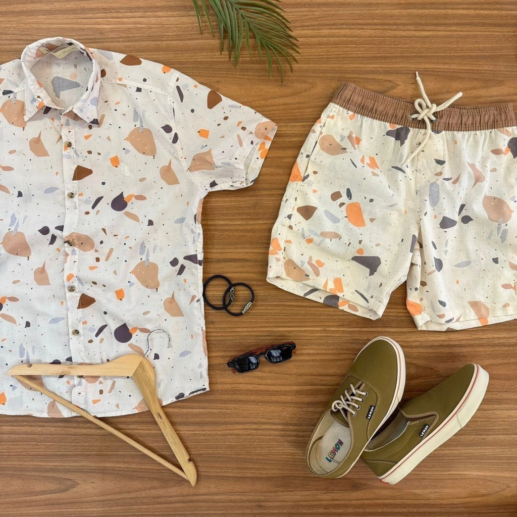 camisa botão mc Lemon cores