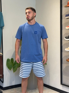 T-shirt Lemon básica azul - comprar online