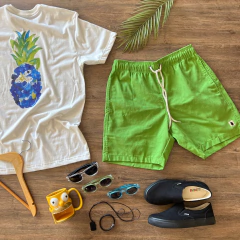 T-shirt Lemon abacaxi azul - comprar online