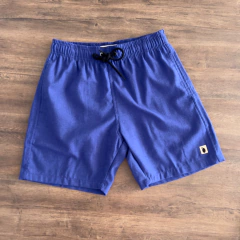 Short linho Lemon azul royal - comprar online