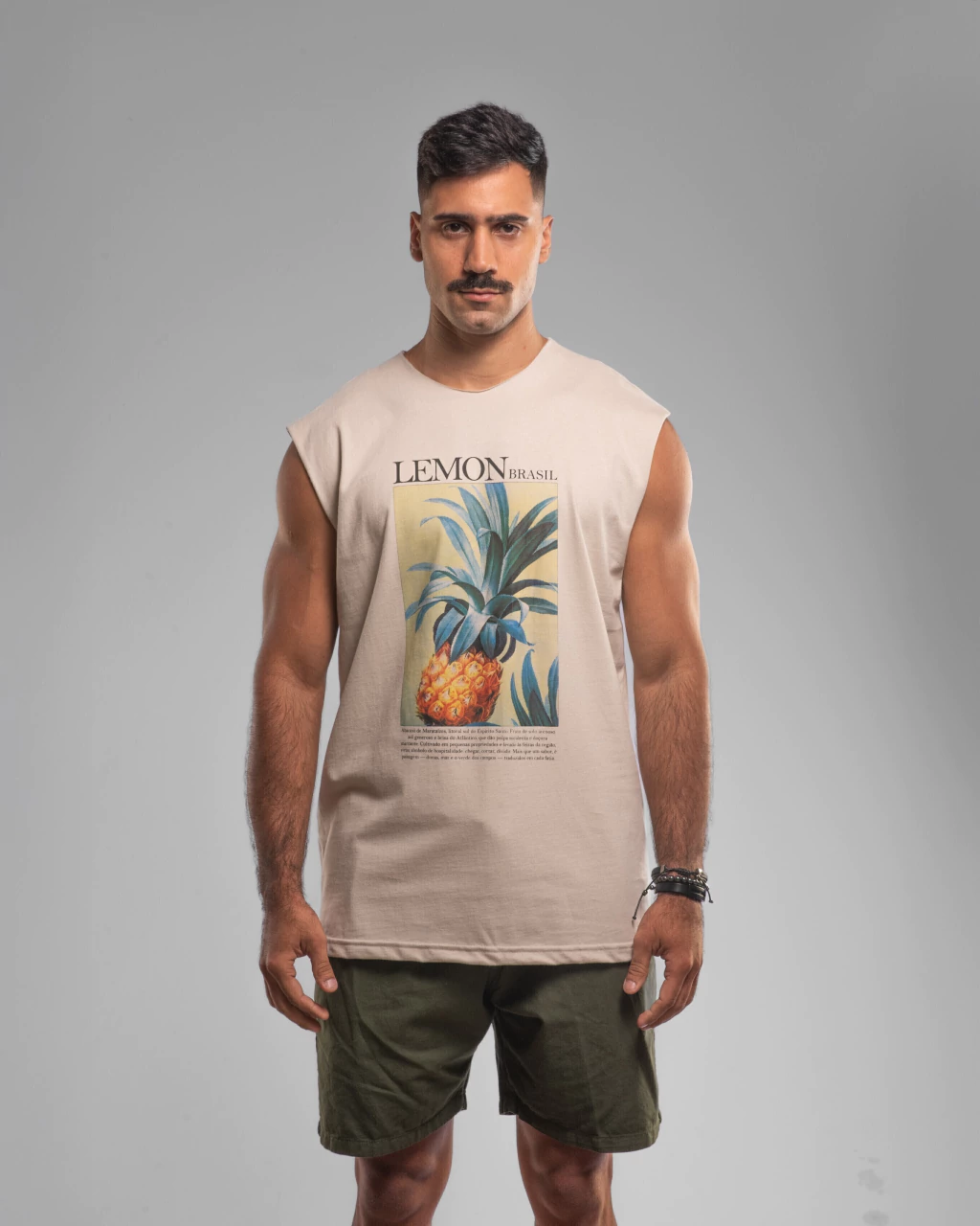 Regata machão Abacaxi marataizes Lemon Brasil #