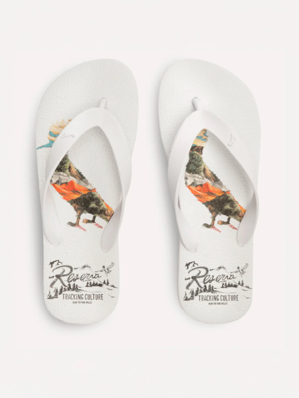 Chinelo Reserva Tracking Culture Branco