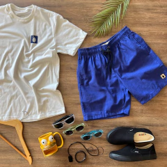 T-shirt Lemon abacaxi azul - Rock Store