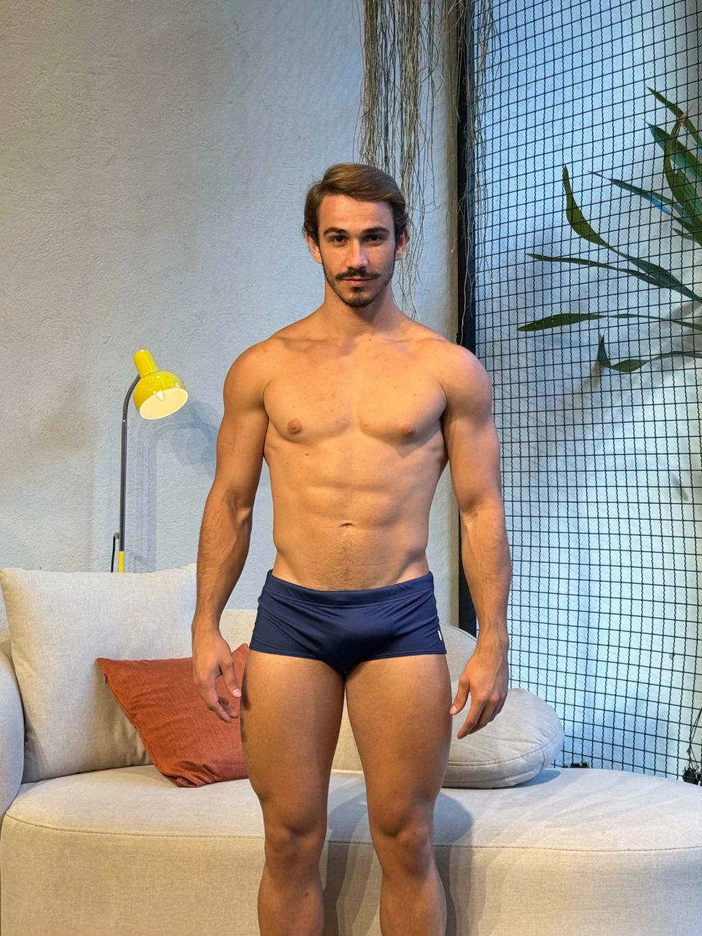 Sunga de praia Lemon azul marinho
