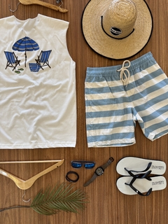 Regata machão Lemon sombrinha