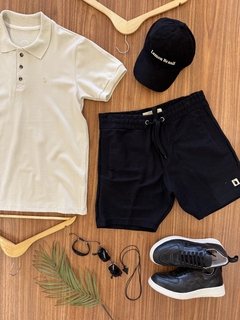 Camisa gola polo Lemon Brasil off white - comprar online