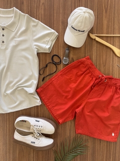 Short sarja vermelho - comprar online