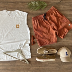 Regata machão Lemon abacaxi dourado - comprar online