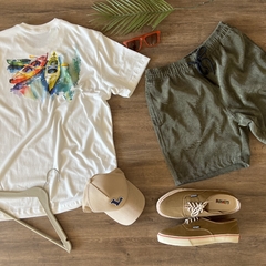 Short veludo Lemon Verde