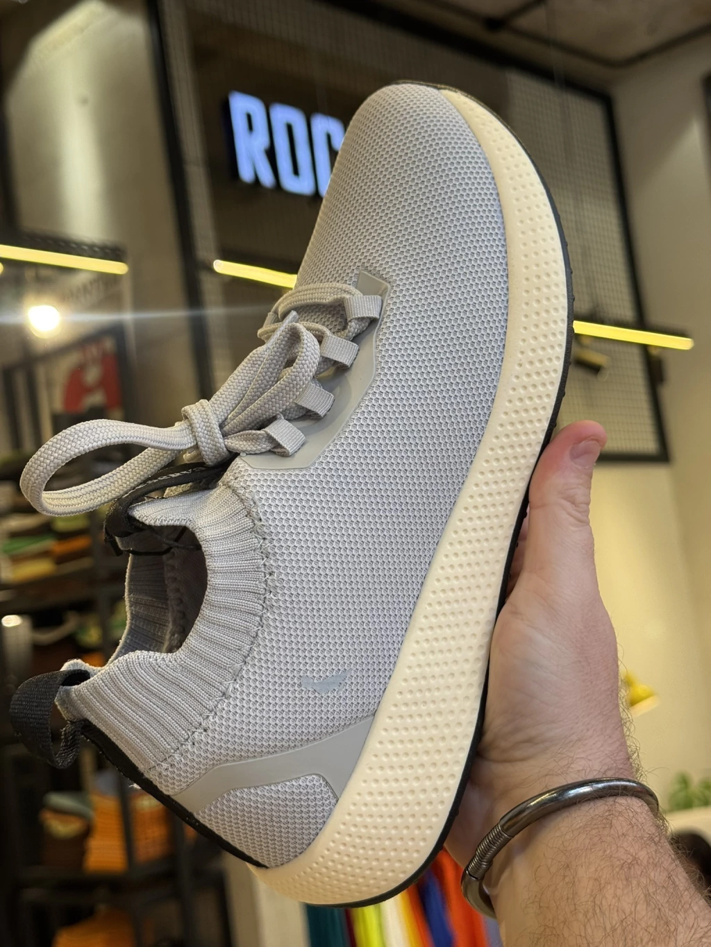 Tënis Reserva Fresh Knit cinza