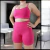 CONJUNTO FITNESS ACADEMIA FEMININO TÉRMICO SHORTS TOP SEM BOJO - comprar online