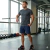 Bermuda masculina poliamida com cós elástico bolso fitness - comprar online