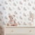 Papel de Parede Infantil de Corujas e Folhas