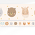 Faixa decorativa adesiva infantil com ilustrações de animais fofos, incluindo ursos, girafas e outros animais, em um fundo claro com estrelas.