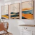 Kit de 3 Quadros Decorativos Boho de Paisagens com Garças - comprar online