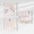 Kit de 3 Quadros infantil Fada - comprar online