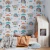 Papel de Parede Adesivo Infantil de Arco-Íris Boho Colorido Aquarela - PP Nº45