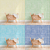 Papel de Parede Infantil Xadrez aquarela varias cores - comprar online