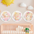 Kit de 3 Quadros Decorativos Infantil Redondo Ursinha Bailarina Rosa - comprar online