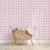 Papel de Parede Infantil Xadrez aquarela em tons quentes - Uma decoração Única e Divertida | Studio Bizzu