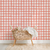 Papel de Parede Infantil Xadrez aquarela em tons quentes - Uma decoração Única e Divertida | Studio Bizzu