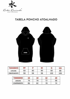 PONCHO (PARA TROCA DE ROUPA, COM CAPUZ) - 2 unidades - comprar online