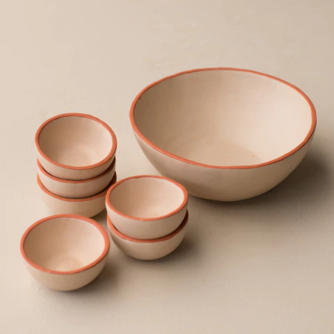 Conjunto de Sobremesa em Cerâmica do Jequitinhonha