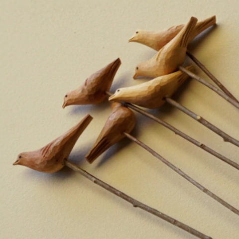 Palito com 1 Pássaro - Unidade