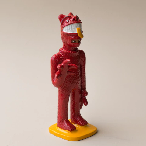 La Ursa Vermelha em Cerâmica - Antônio Rodrigues