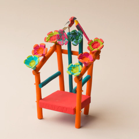 Miniatura Cadeira em Madeira - Jasson