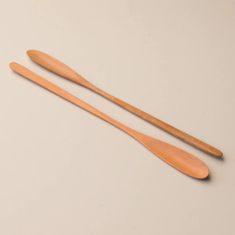 Duo de Colheres em Madeira