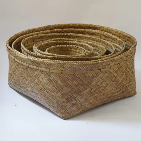 Conjunto com 6 Cestos Indígenas - Etnia Curripaco