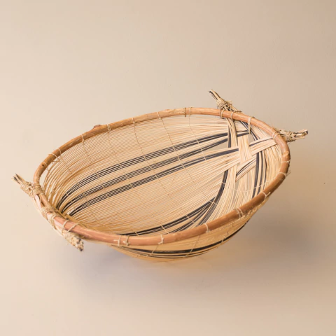 Cesto Kunho Indígena em Fibra Natural