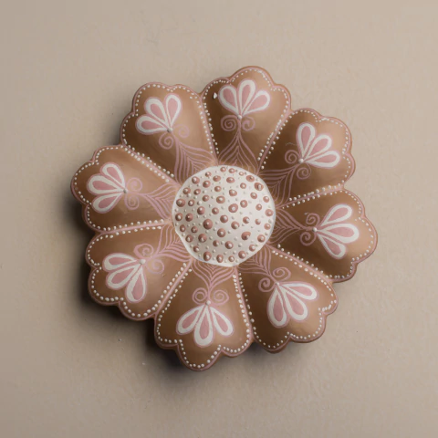 Flor em Cerâmica do Jequitinhonha