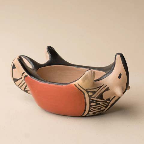 Travessa em Cerâmica Indígena - Etnia Waujá