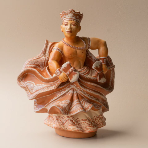 Orixá Xangô em Cerâmica