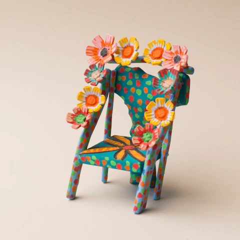 Miniatura Cadeira em Madeira - Jasson - comprar online