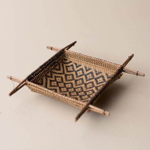 Cesto Indígena Quadrado