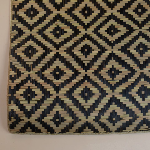 Esteira Tupé Indígena em Fibra Natural - Etnia Tukano 200 X 100 cm