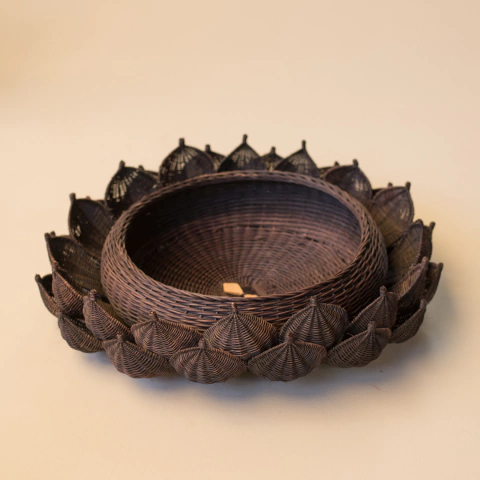 Fruteira em Fibra Natural de Cipó Ambé - Sergio J. Matos