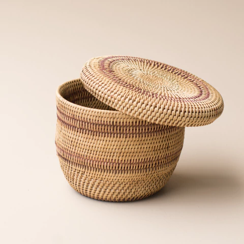 Cesto Indígena Motorohima em Fibra Natural - Etnia Yanomami