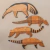 Conjunto Pá de Biju em Madeira