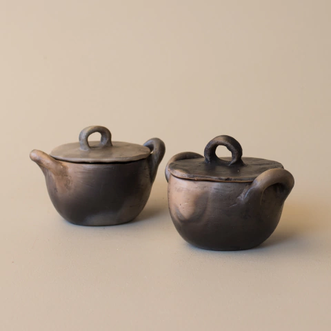 Duo de Panelas em Cerâmica