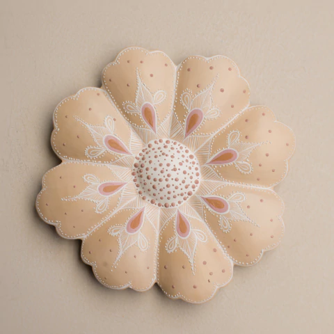 Flor em Cerâmica do Jequitinhonha