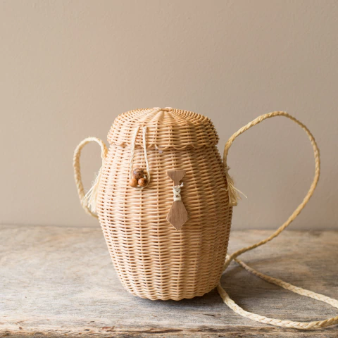 Bolsa em Fibra Natural de Cacau