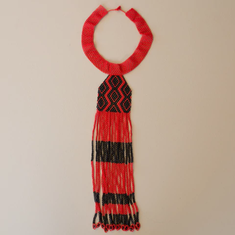 Colar Indígena em Miçangas - Etnia Kayapo