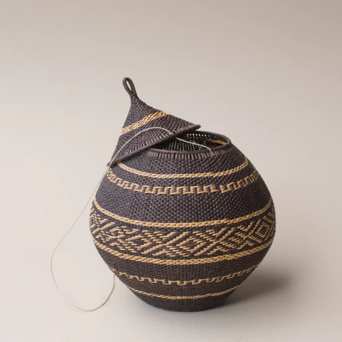 Bolsa Cesto em Fibra Natural - Etnia Yekuana