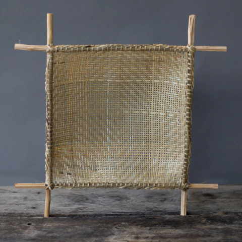 Peneira Quadrada em Fibra Natural 30x30