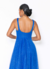 Vestido Tres Tiras Azul Royal - comprar online