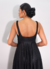 Vestido Tres Tiras Preto - comprar online